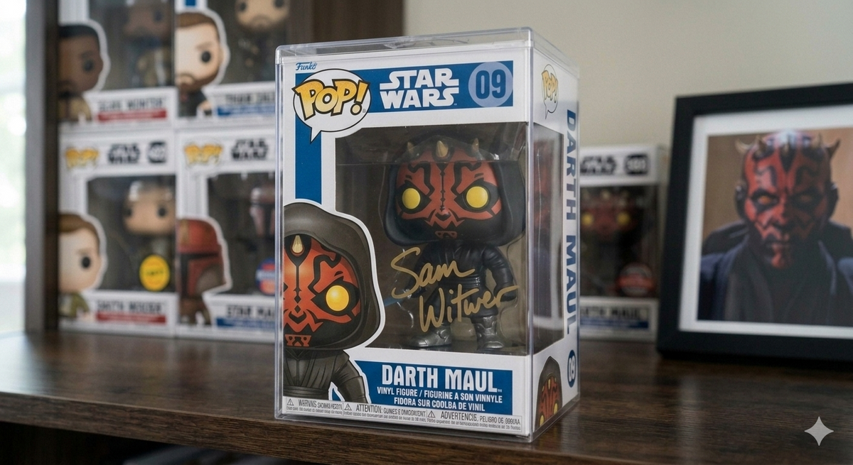 Funko Pop! Star Wars: Darth Maul #09 Sam Witwer Autograph Pre Sale!