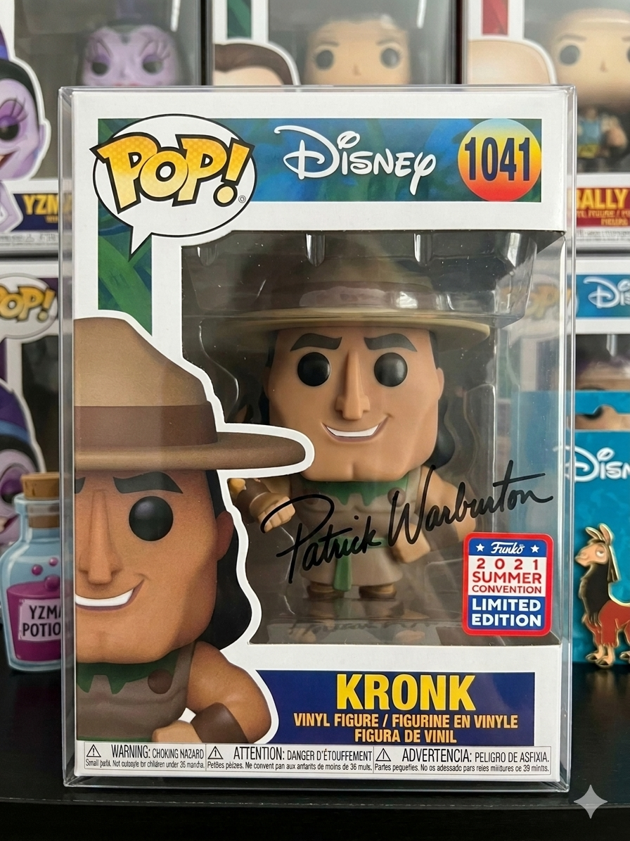 Funko Pop! Disney: Kronk 1041 Shared Patrick Warburton Autograph Pre Order