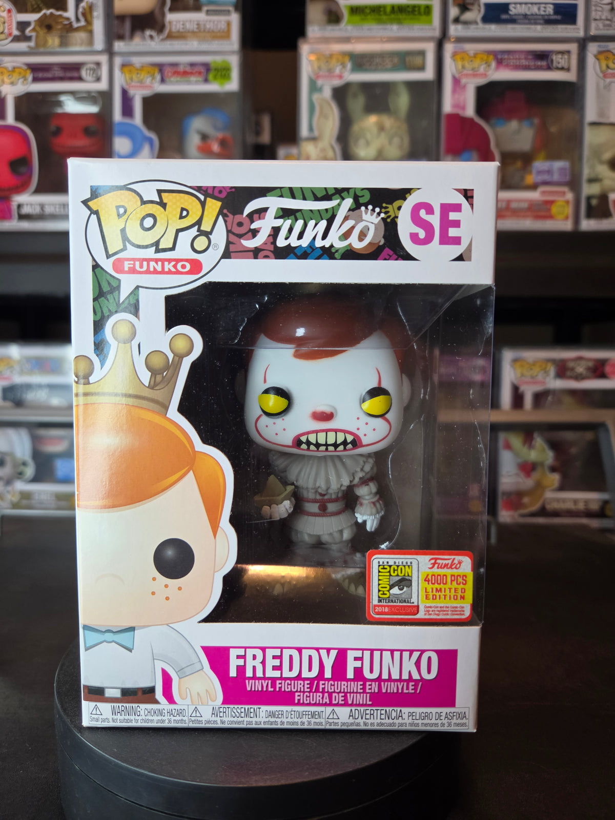 Funko Pop! Freddy Funko as Pennywise SDCC 2018 4,000pc LE