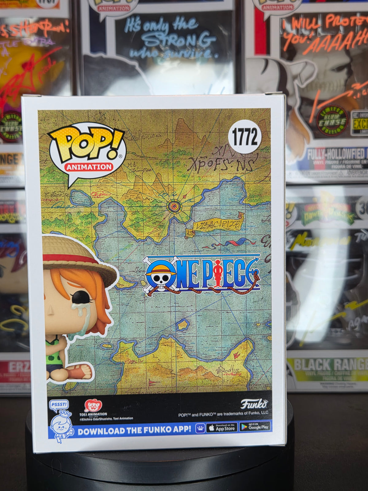 Funko Pop! One Piece: Nami 1772 Autographed & Quoted by Luci Christian