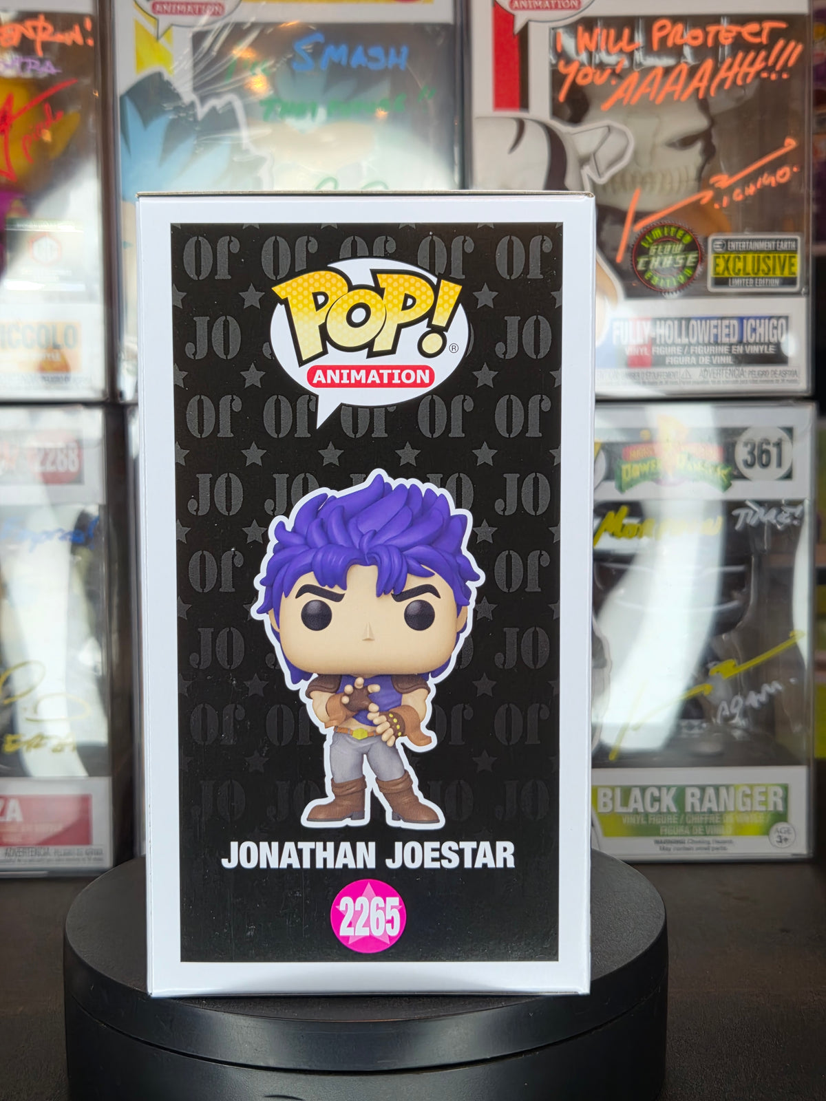 Funko Pop! Jo Jo's Bizarre Adventure: Jonathan Joestar 2265 Autographed by Johnny Yong Bosch