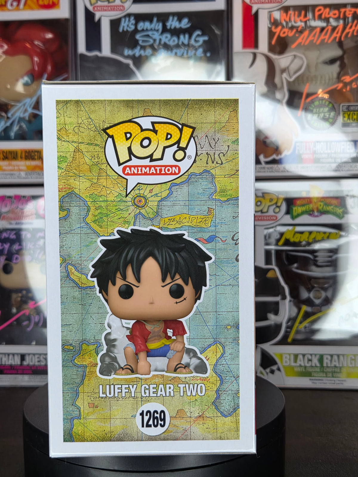 Funko Pop! One Piece: Luffy Gear Two 1269 Chase Autographed & Quoted by Colleen Clinkbeard