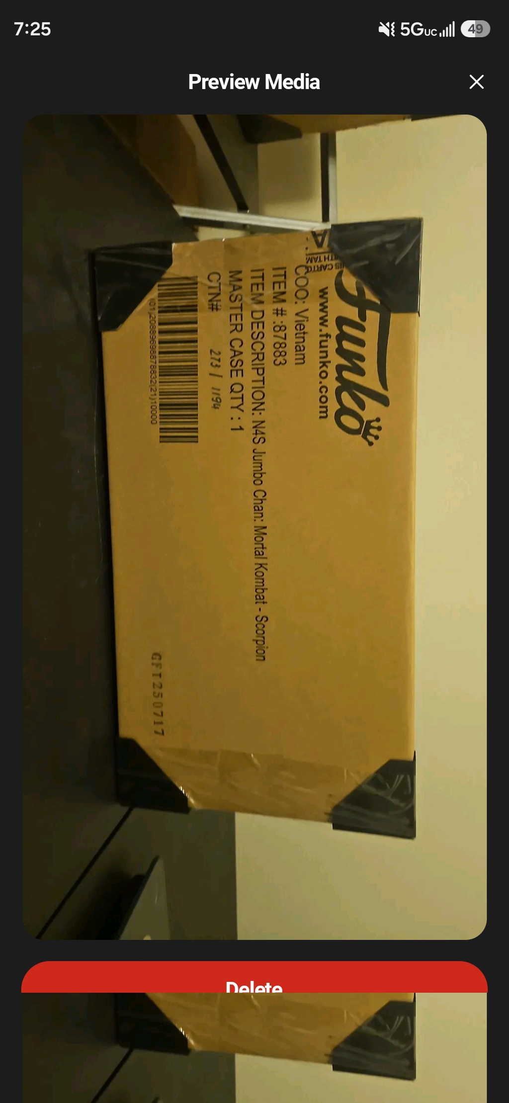 Funko Jumbo Chan: Scorpion – Limited Edition Vinyl Figure – Sealed in Original Shipping Box