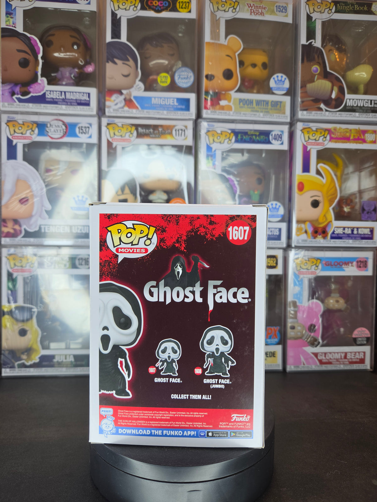 Funko Pop! Horror: Ghost Face 1607 Amazon Exclusive; Autographed by Matthew Lillard & Skeet Ulrich