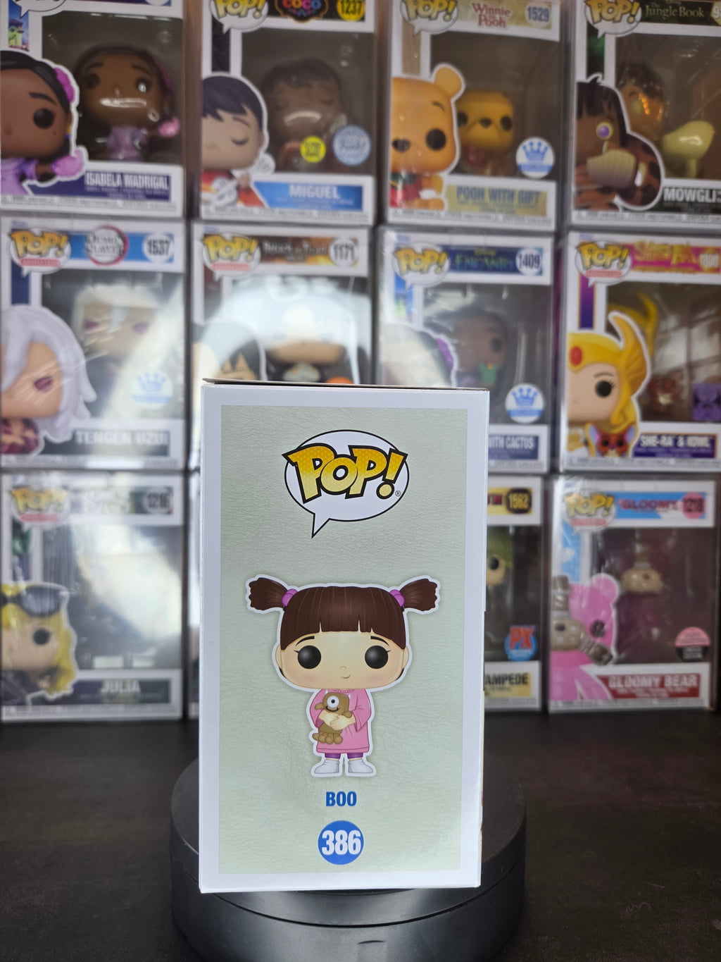 Funko Pop! Monsters: Boo 386 Autographed & Quoted by Mary Gibbs