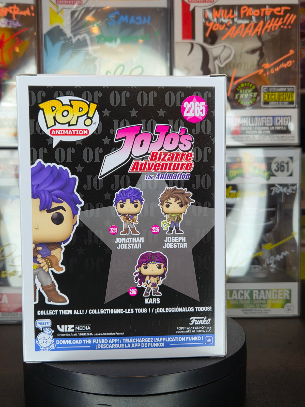 Funko Pop! Jo Jo's Bizarre Adventure: Jonathan Joestar 2265 Autographed by Johnny Yong Bosch