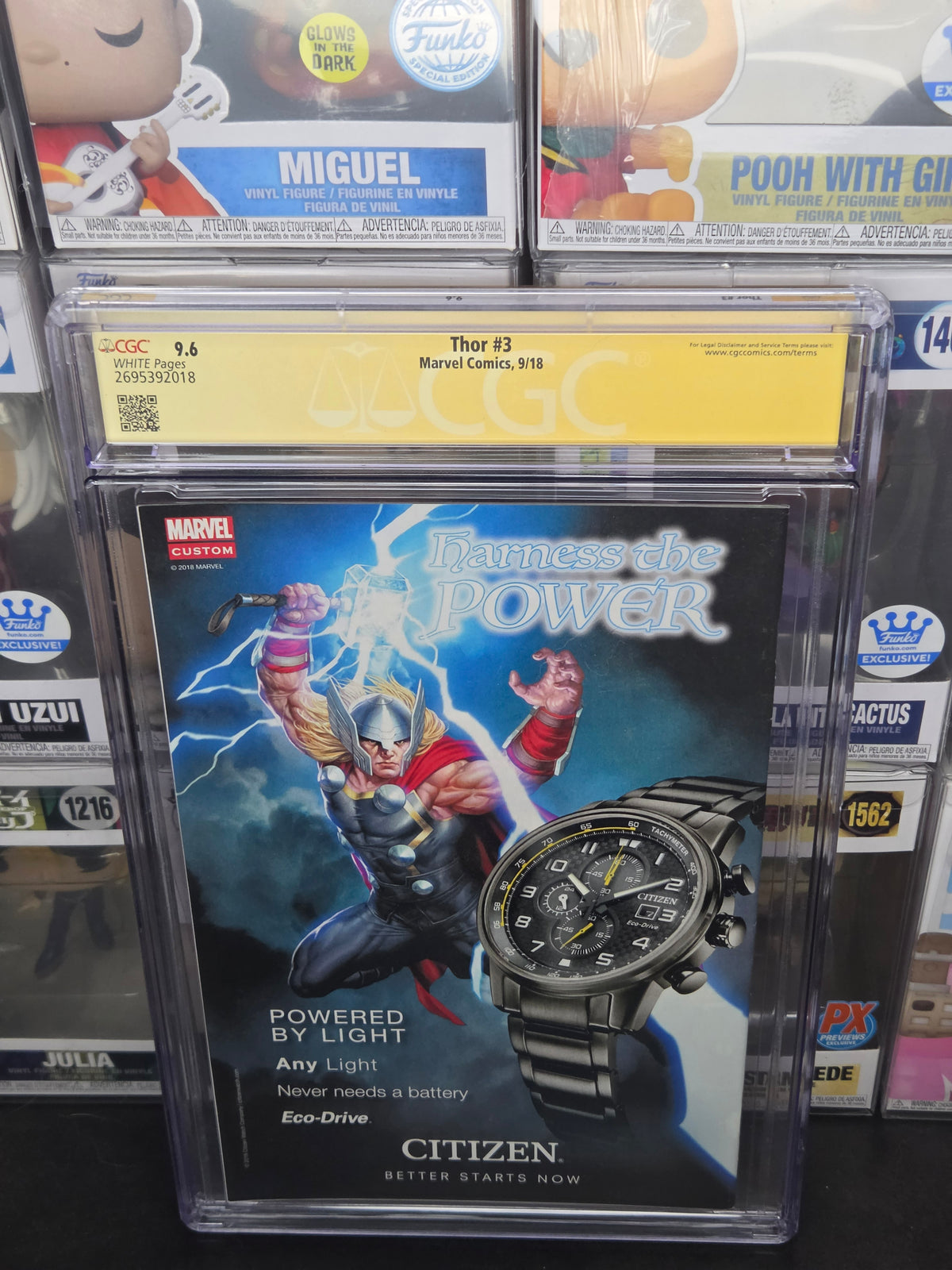 Marvel Comics: Thor #3 Graded 9.6 Signed by Jason Aaron
