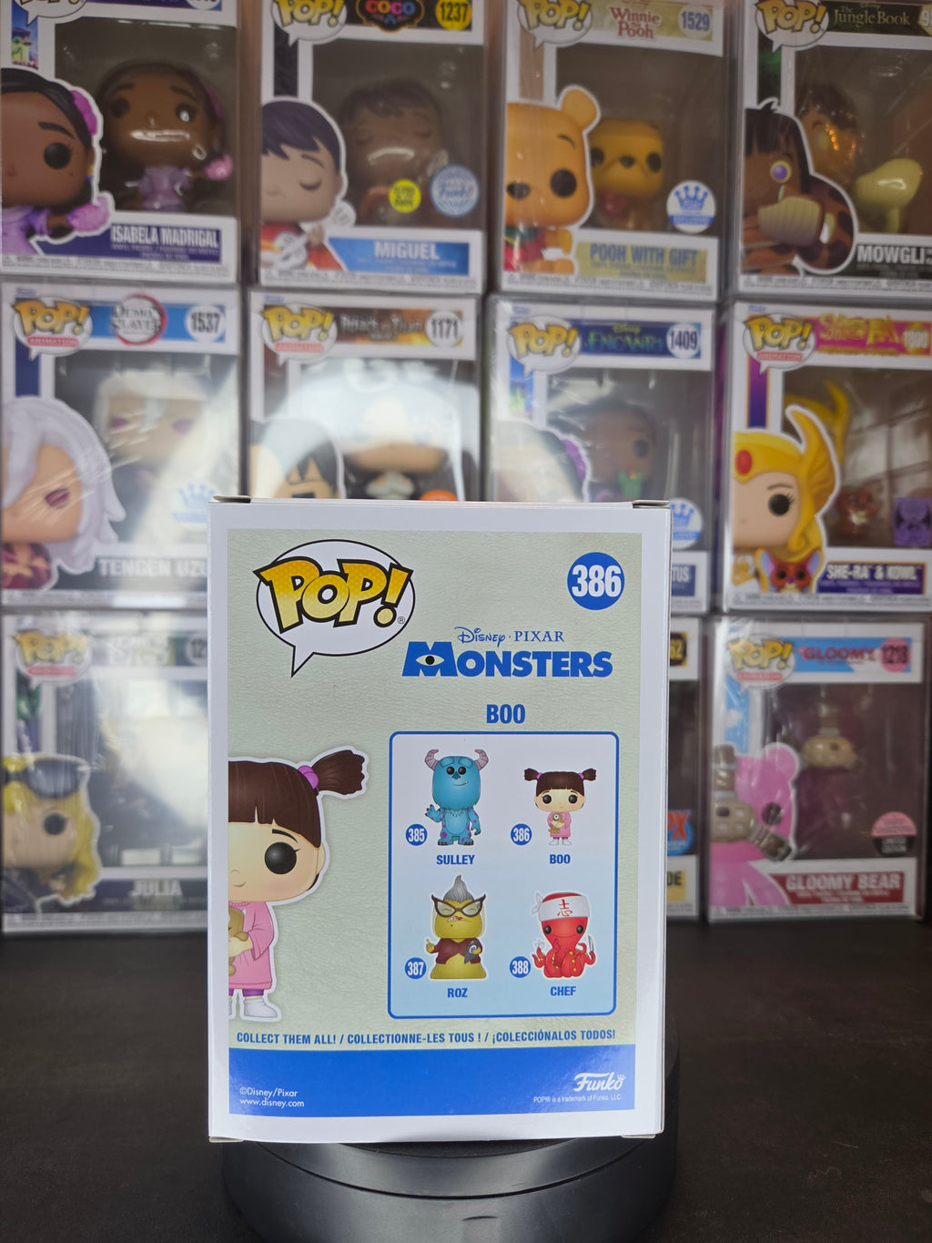Funko Pop! Monsters: Boo 386 Autographed & Quoted by Mary Gibbs