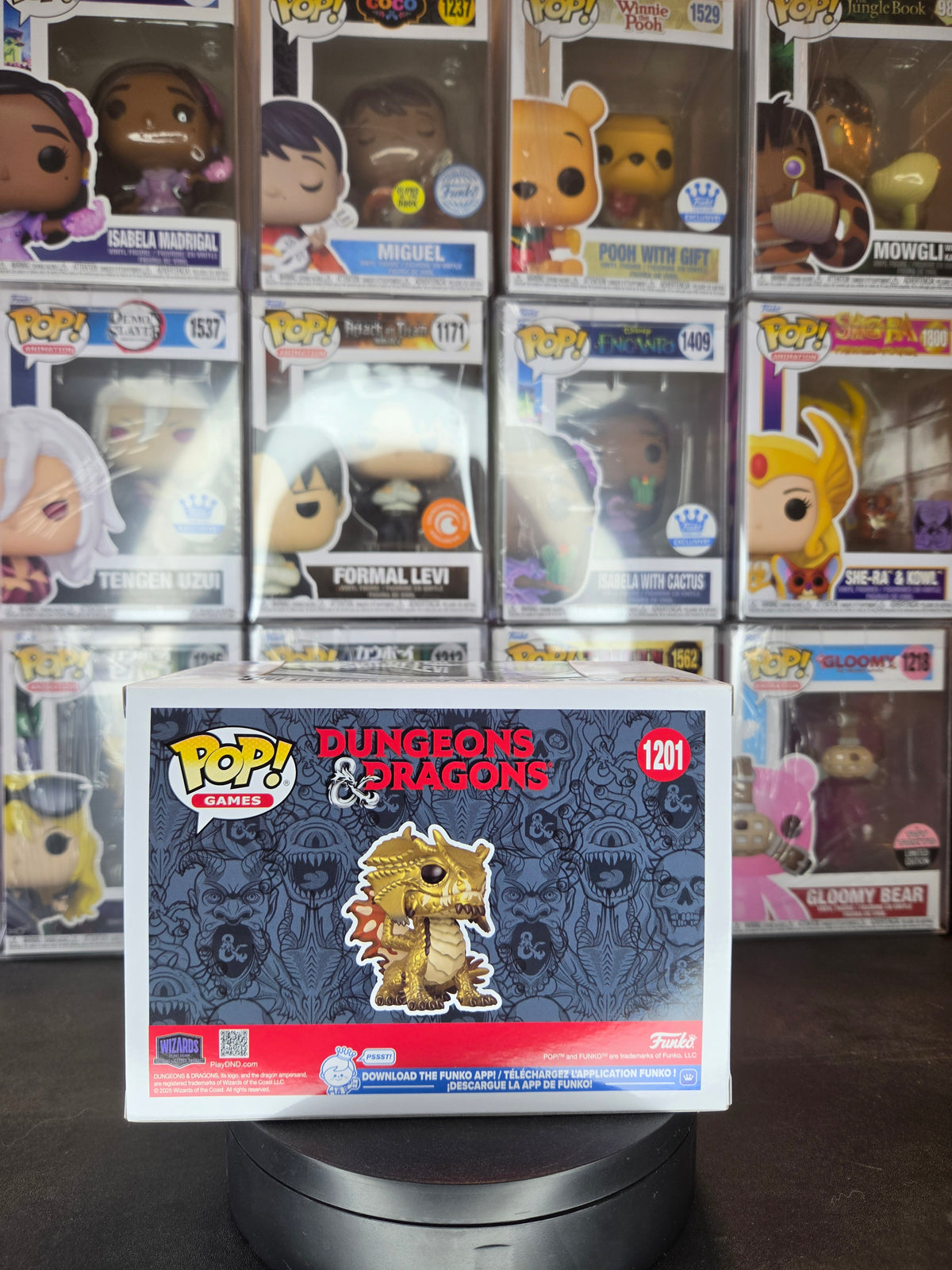 Funko Pop! Dungeons & Dragons: Brass Dragon Wyrmling 1201 8,000pc ECCC 2026 LE