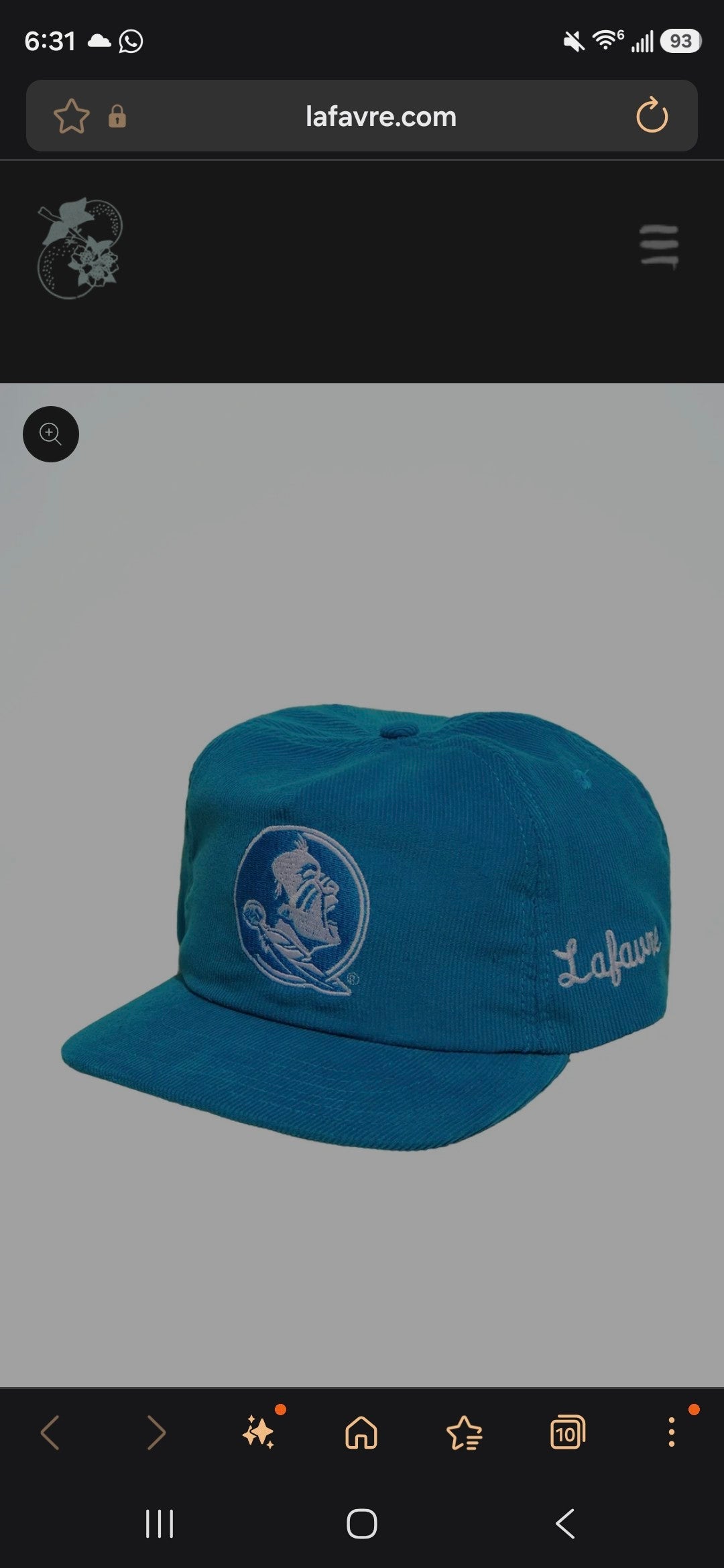 lafavre Trucker Hat Nole Turquoise Preorder  VERY LIMITED!
