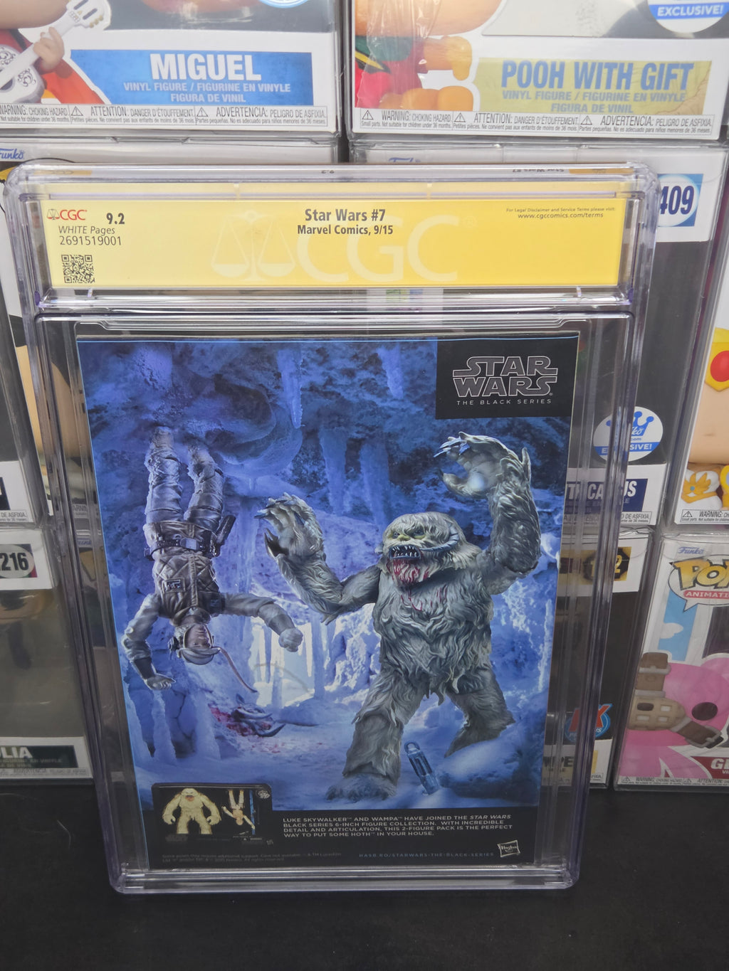 Marvel Comics: Star Wars #7 Graded 9.2 Signed by Jason Aaron