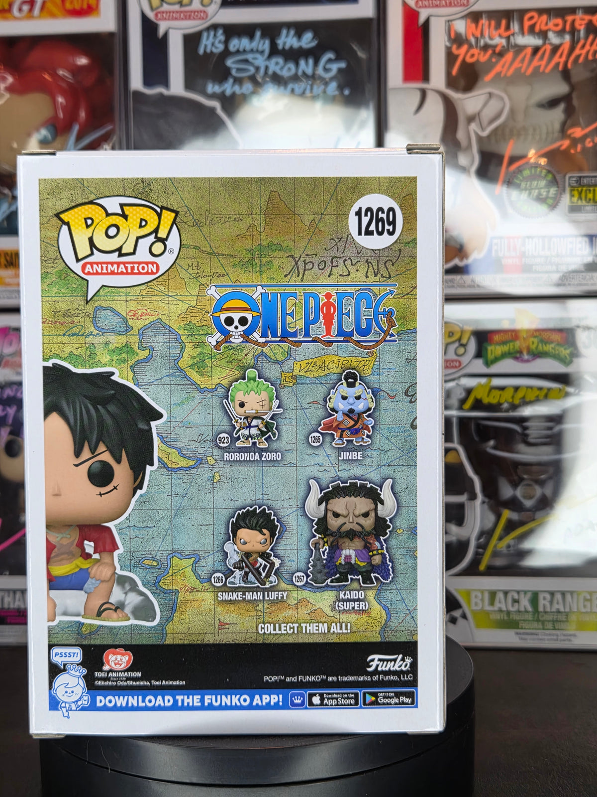 Funko Pop! One Piece: Luffy Gear Two 1269 Chase Autographed & Quoted by Colleen Clinkbeard