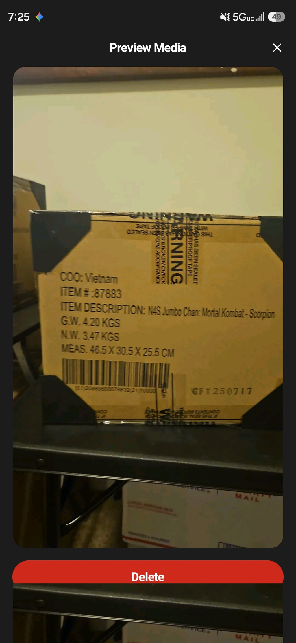 Funko Jumbo Chan: Scorpion – Limited Edition Vinyl Figure – Sealed in Original Shipping Box