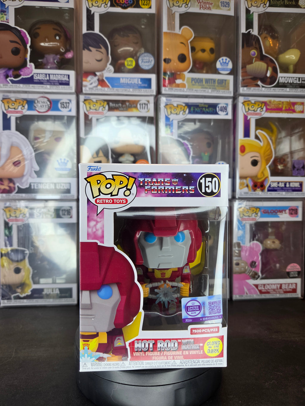 Funko Pop! Transformers: Hot Rod w/ Matrix 150 7,500pc LE