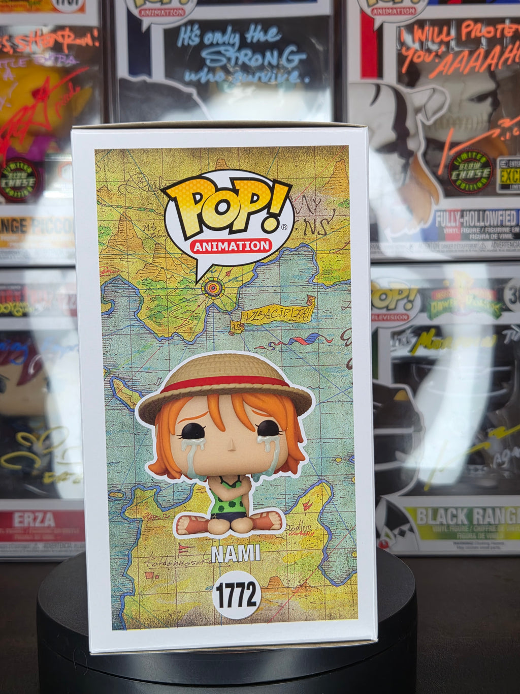 Funko Pop! One Piece: Nami 1772 Autographed & Quoted by Luci Christian